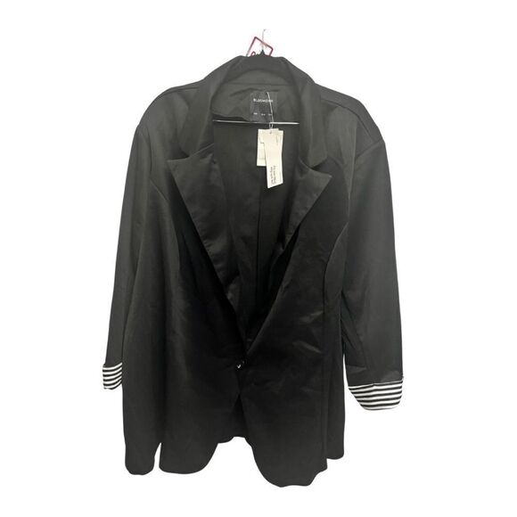 Bloomchic Collared Blazer Black - Picture 2 of 7